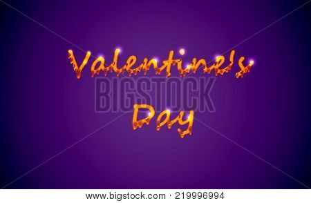 EPS-10. Valentine's Day. vector illustration of letters with the effect of particles. Sandstorm.