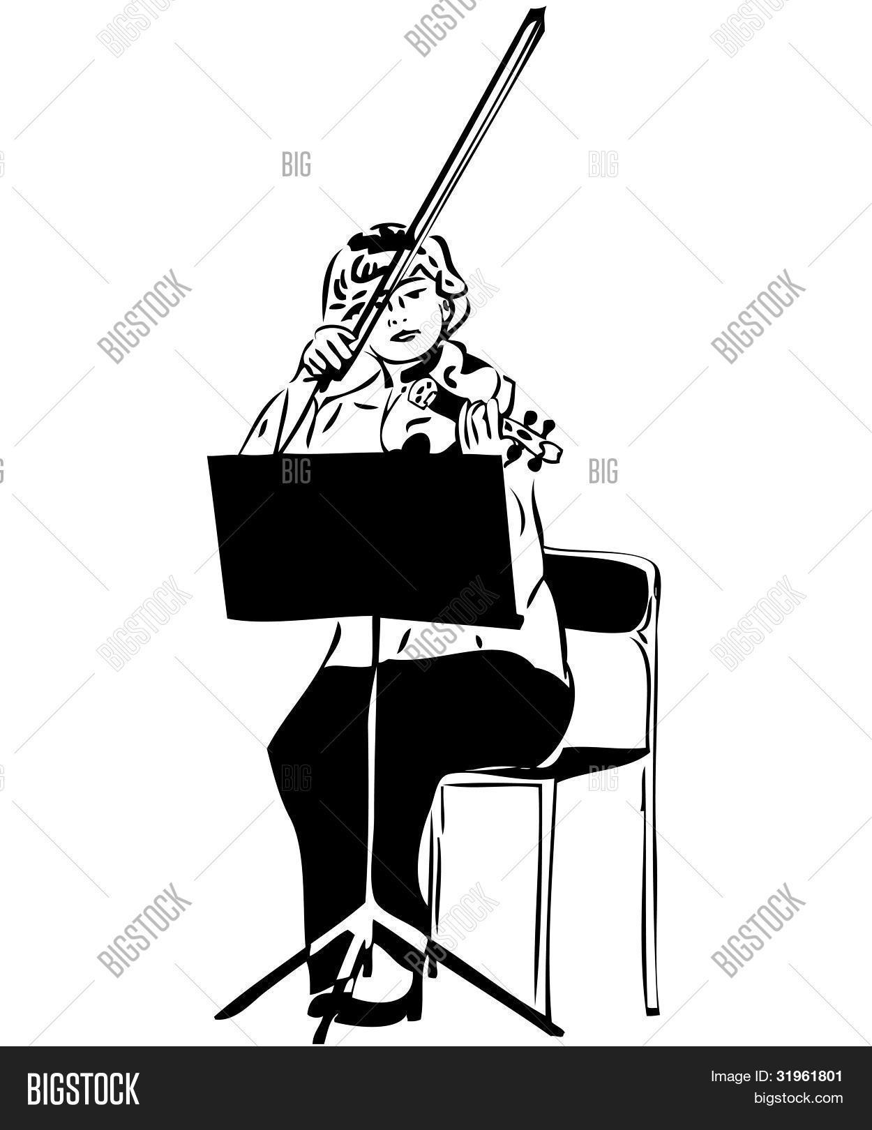 Vector y foto Dibujo De Una Niñ (prueba gratis) | Bigstock