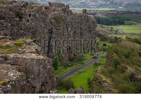 Thingvellir, Iceland- July 27: Thingvellir National Park In Iceland On September 09, 3015