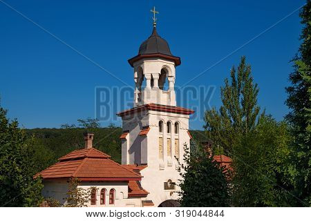 Orthodox Chapel And Entrance Of Famous Monastery Curchi From Moldova