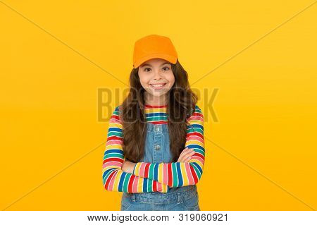Trendy And Fancy. Must Have Accessory. Modern Fashion. Kids Fashion. Summer Sun Protection Cap. Girl