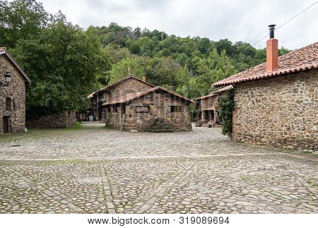Barcena Mayor, Cabuerniga Valley In Cantabria, Spain.