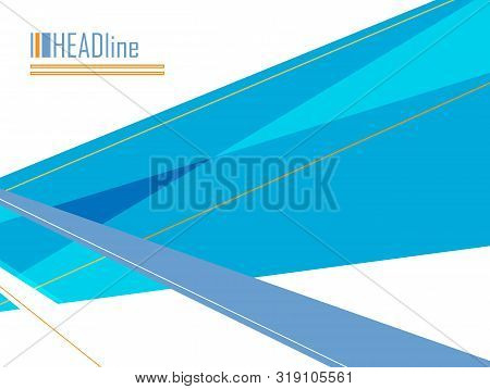 Vector Modern Cover Template. Abstract Bright Background For Poster, Brochure, Flyer Design. Layout 