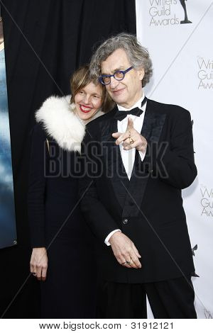 LOS ANGELES, CA - FEB 19: Wim Wenders na 2012 Writers Guild Awards v Hollywood Palladium na