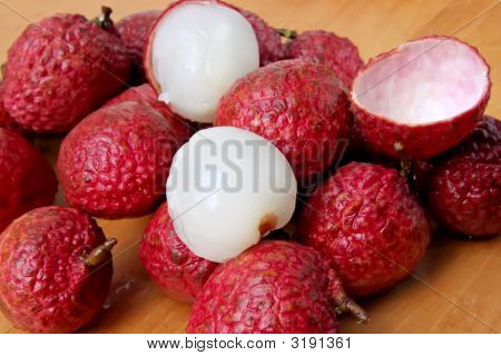 Litchi frugt