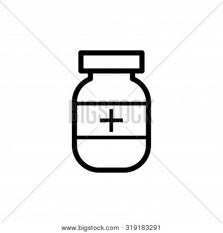Capsule Bottle Icon Design Trendy