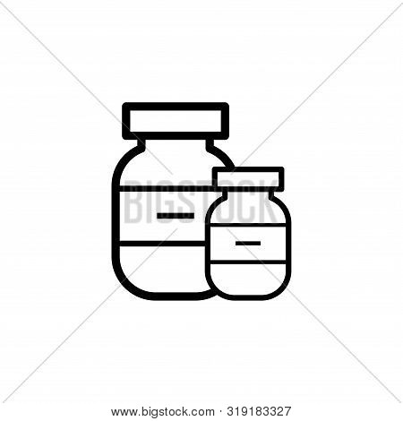 Capsule Bottle Icon Design Trendy