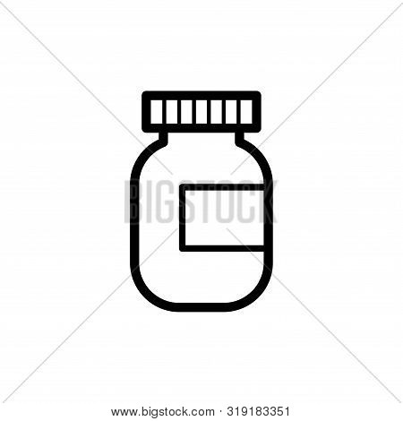 Capsule Bottle Icon Design Trendy