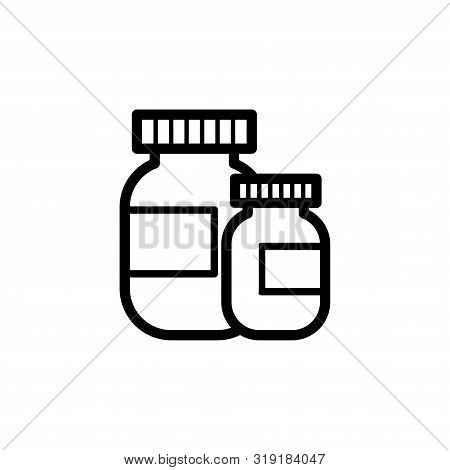 Capsule Bottle Icon Design Trendy