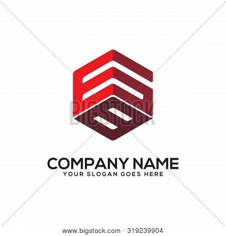 Gb Initial Letter Logo Inspiration, G And B Combination Logo Vector With Hexagonal Idea