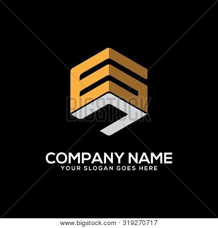 Gn Initial Letter Logo Inspiration, G And N Combination Logo Vector With Hexagonal Idea