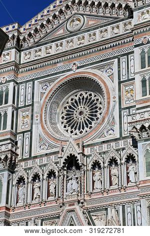 Florence, Italy - August 27, 2018: Florence Cathedral (il Duomo Di Firenze) On August 27, 2018 In Fl