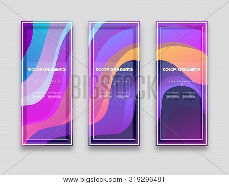 Brochure Template Layout, Cover Design Annual Report, Magazine, Flyer In A4 With Polygonal Triangles