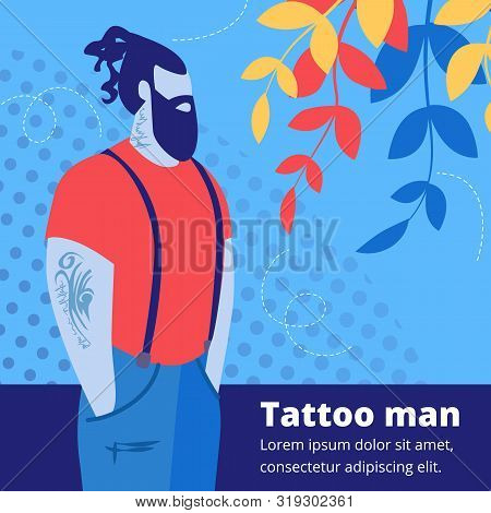 Tattoo Man Square Vector Photo Free Trial Bigstock