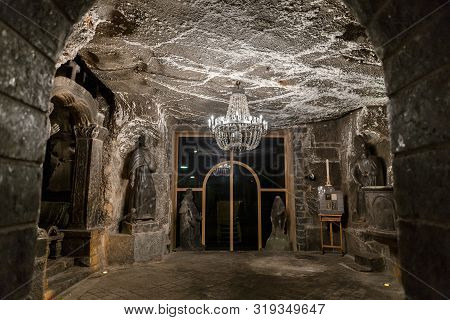 Wieliczka Salt Mine Museum In Krakow, Poland