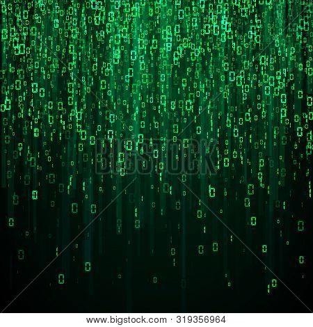 Random Binary Numbers Vector & Photo (Free Trial) | Bigstock