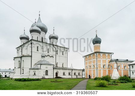 Khutyn Monastery Of Saviours Transfiguration And Of St. Varlaam. Novgorod The Great, Russia