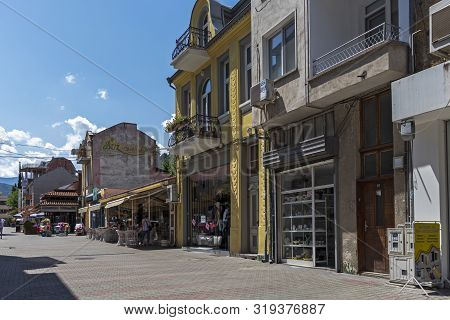 Asenovgrad, Bulgaria - August 5, 2019: Center Of Town Of Asenovgrad,  Plovdiv Region, Bulgaria