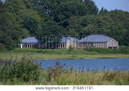 Viking Museum In A Modern Building In Hedeby Near Schleswig An Der Schlei, Baltic Sea, Germany, Copy