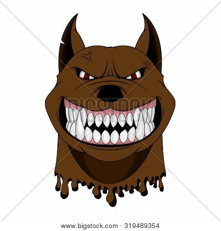 The Dog Lord Town Smile Like Clown Red Eye