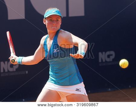 Nuremberg, Germany - May 25, 2019: Slowenian Player Tamara Zidansek At The Euro 250.000 Wta Versiche