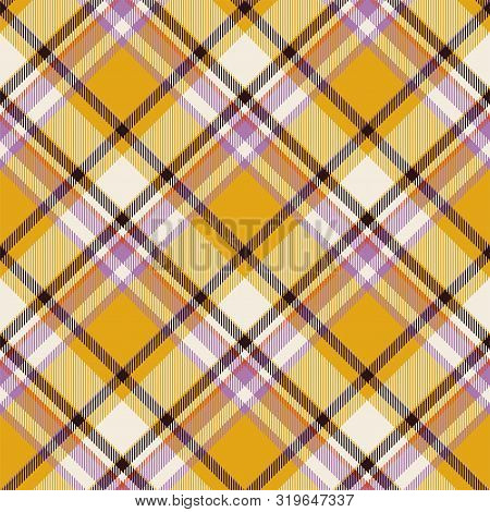 Tartan Scotland Seamless Plaid Pattern Vector. Retro Background Fabric. Vintage Check Color Square G