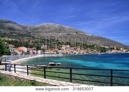 Kefalonia, The Coastal Village Of Agia Efimia. Greece