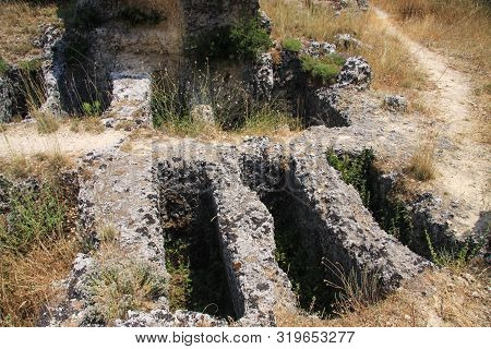 Burials Of Mycenaean Time Near The Village Of Mazarata. Kefalonia Island, Greece