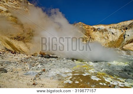 Russia. The Kamchatka Peninsula. Volcano 