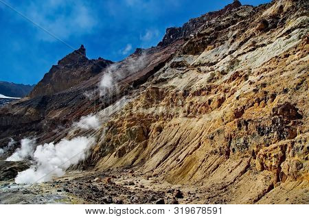 Russia. The Kamchatka Peninsula. Volcano 