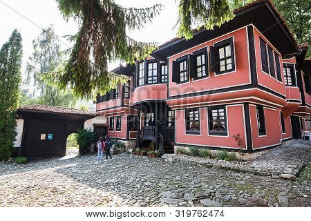 Koprivshtitsa, Bulgaria - 18 June, 2019: Historic Home Of The Kableshkov With Tourists