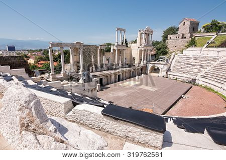 Plovdiv, Bulgaria - 23 June 2019: Center Of Plovdiv Is The Host Of The European Capital Of Culture I