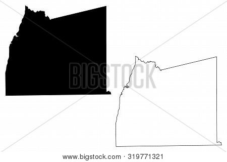 Panola County, Texas (counties In Texas, United States Of America,usa, U.s., Us) Map Vector Illustra