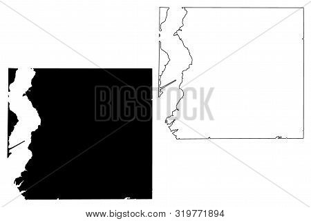 Rockwall County, Texas (counties In Texas, United States Of America,usa, U.s., Us) Map Vector Illust