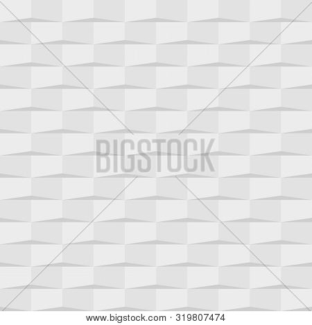 White Geometric Circular Abstract Seamless Pattern Background