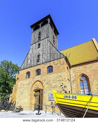 Hel, Pomerania, Poland - August 27: Vintage Architecture Of Hel On August 27, 2019 In Hel, Pomerania