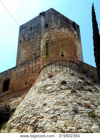 Santiago Castle In Sanlucar De Barrameda, Cádiz. Andalusia Spain. Europe August 25, 2019