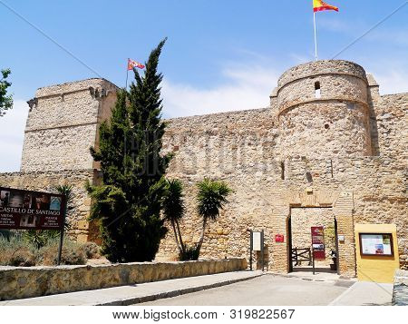 Santiago Castle In Sanlucar De Barrameda, Cádiz. Andalusia Spain. Europe August 25, 2019