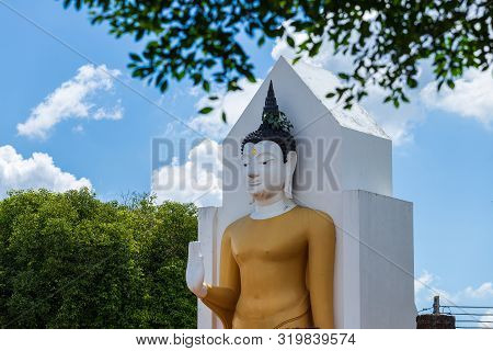 Buddha Statue At Wat Phra Si Rattana Mahathat Also Colloquially Referred To As Wat Yai Is A Buddhist