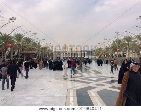 Karbala, Irag, 0 6 0 6 2019. Arbiana Hike, A Great Global Gathering, Muslims Around The World, Milli