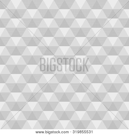 White Hexagon Abstract Background