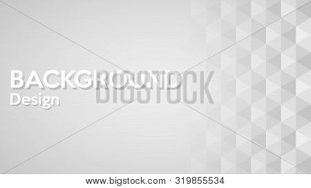 White Hexagon Abstract Backgrounds Vector Design For Presentations