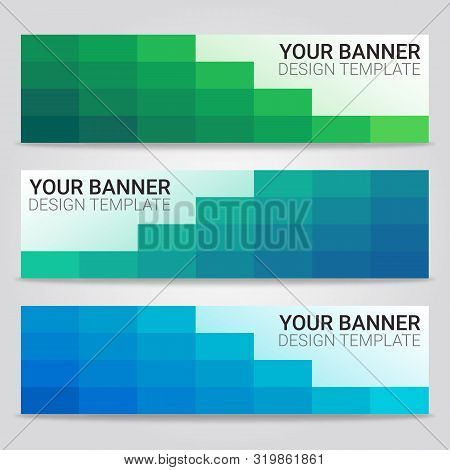 Abstract Beautiful Banner Template Background, Vector Illustration ,design For Business Presentation