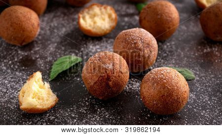 Tasty Cottage Cheese Donuts With Sugar Powder