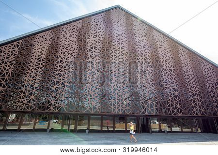 Arles, France - June 27, 2017: Facade Of The Luma Foundation In Arles. France