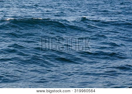 Wavelet On Atlantic Ocean In Brittany During Autumn