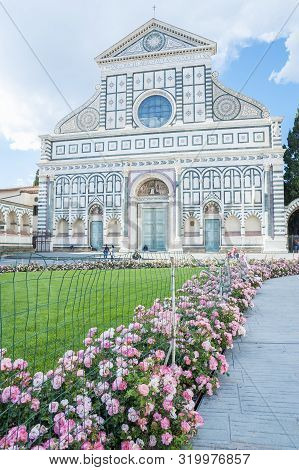 Church Of Santa Maria Novella In Florence, Tuscany, Italy.