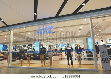 Bangkok, Thailand - August 31, 2019: Aiiz (a To Z), The Famous Fashion Brand In Thailand. This Branc