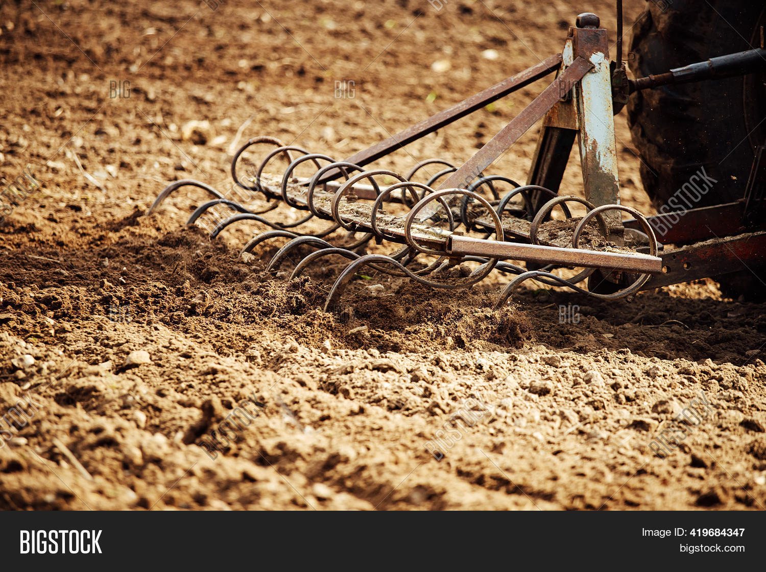 Plow Tractor Plows Image & Photo (Free Trial) | Bigstock