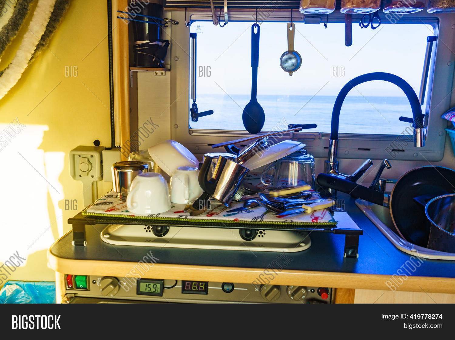 Caravan Rv Inside, Image & Photo (Free Trial) Bigstock